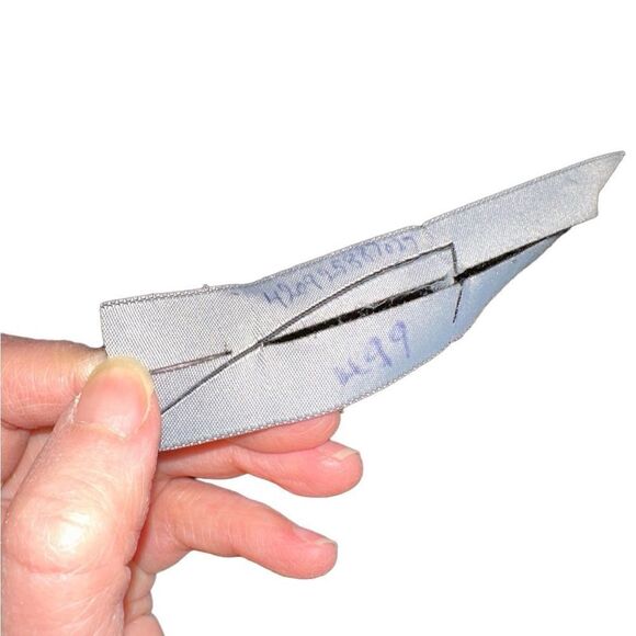 Designer made in Italy leather trimmed long coat size S - Picture 12 of 13